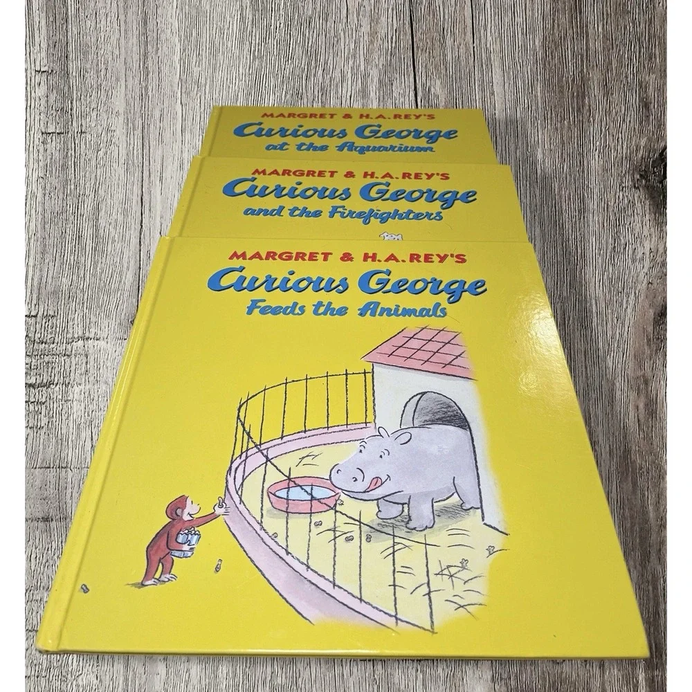 Lot of 3 Curious George Books